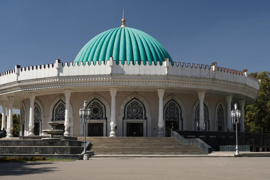 State Museum of Timurid History beside Amir Temur Square in Tashkent